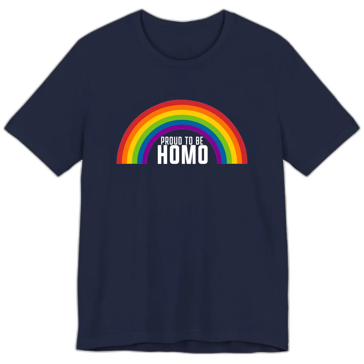 Proud To Be Homo Premium T-Shirt in Navy