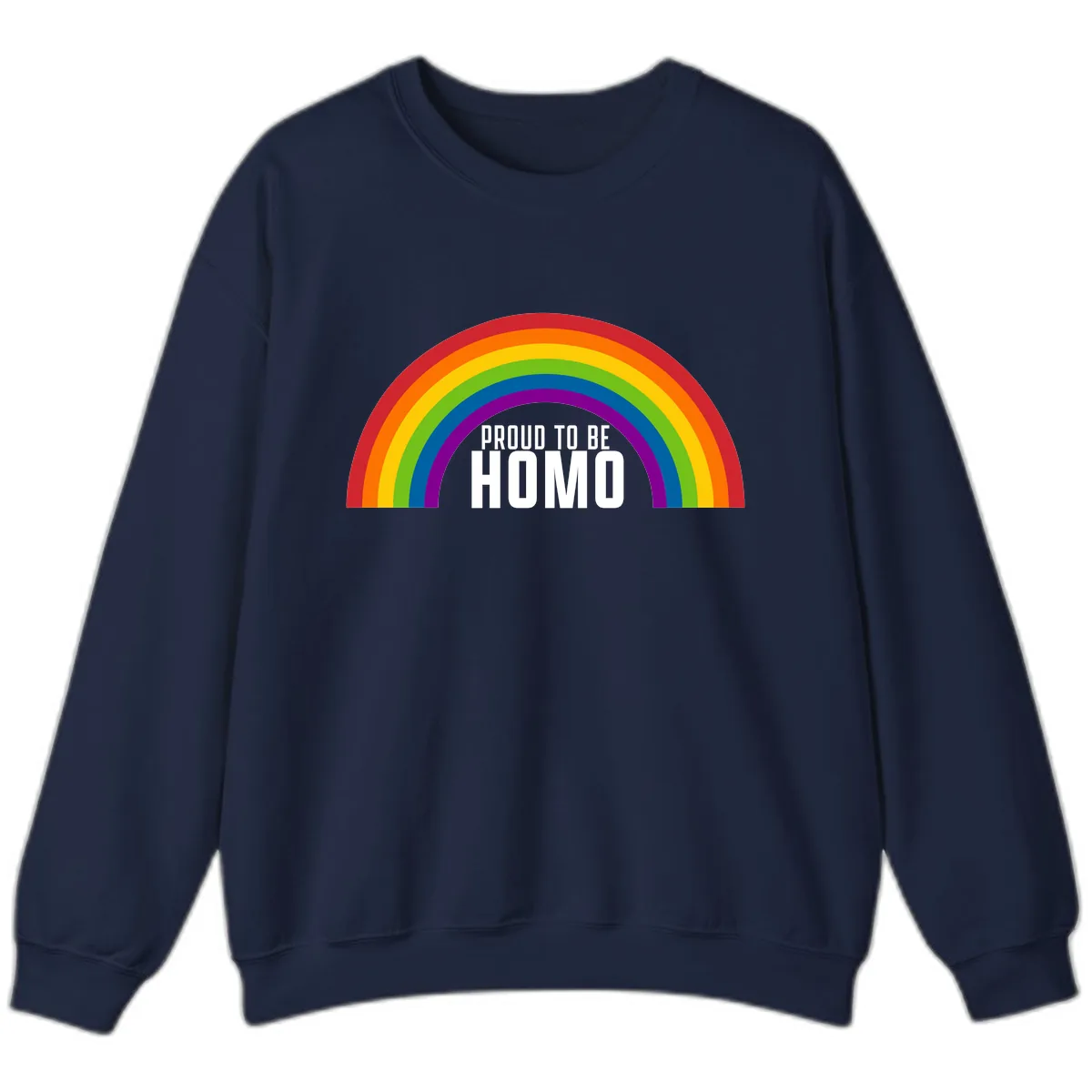 Proud To Be Homo Sweatshirt in Navy