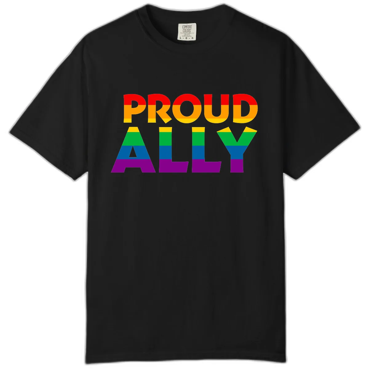 Proud Ally Comfort Color in Black