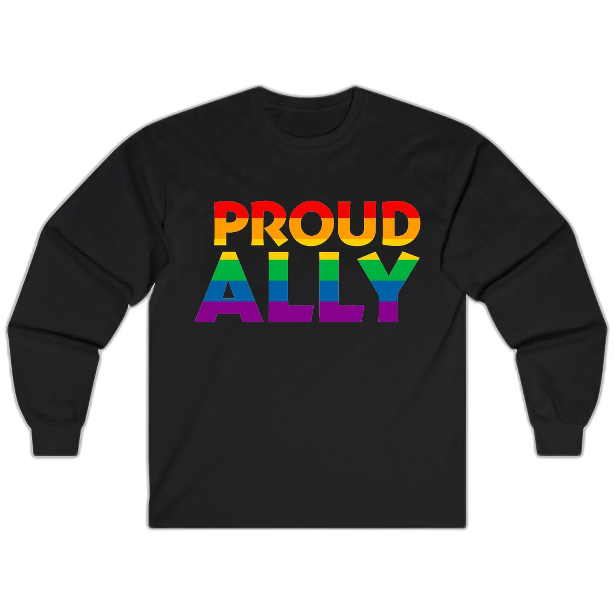 Proud Ally Long Sleeve in Black