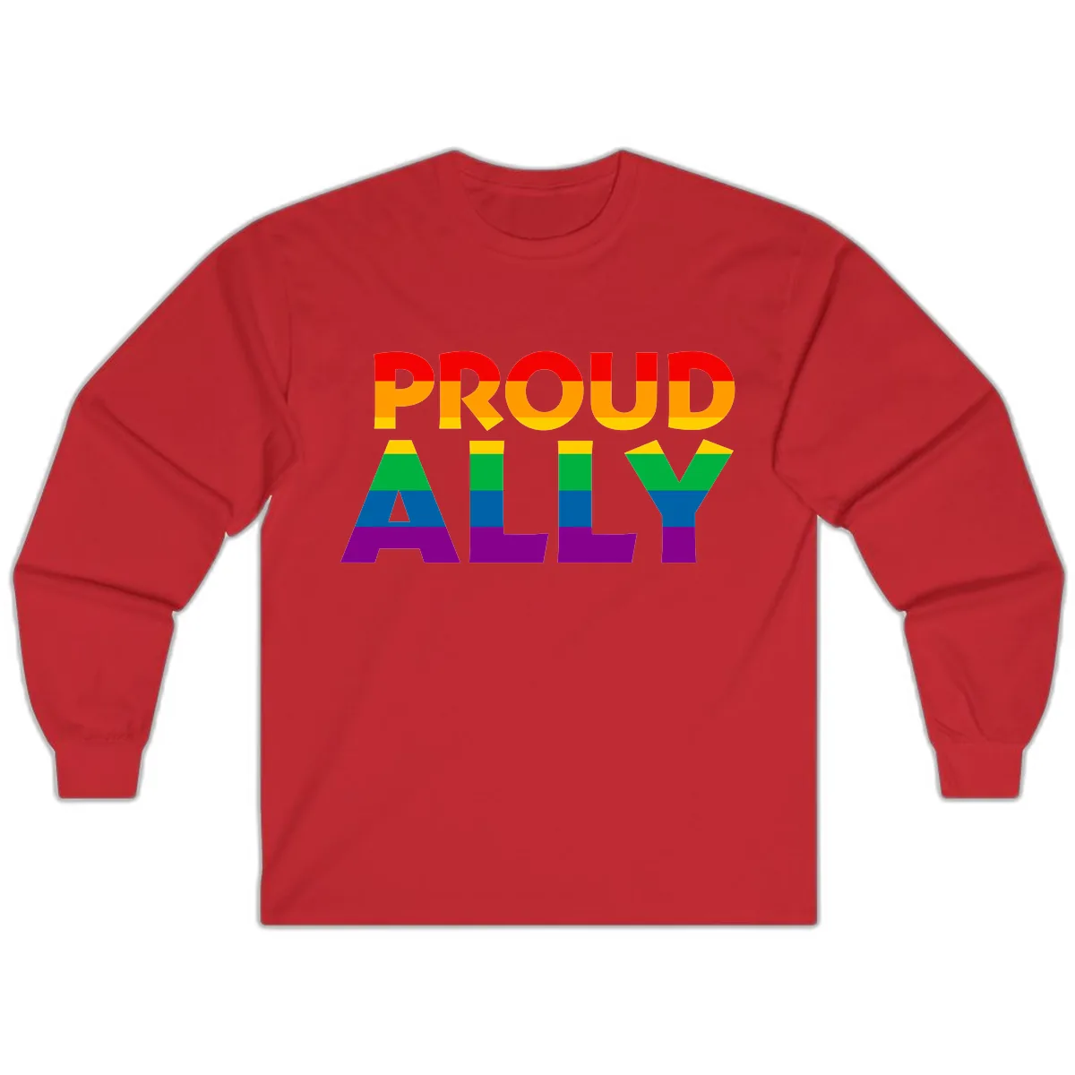 Proud Ally Long Sleeve in Red