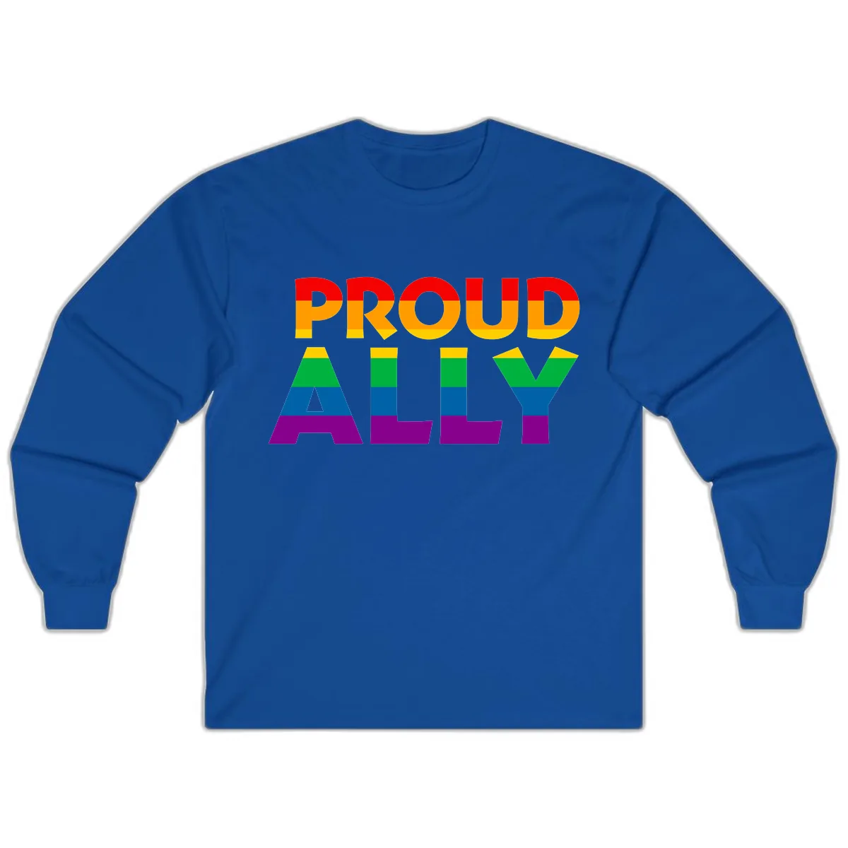 Proud Ally Long Sleeve in Royal