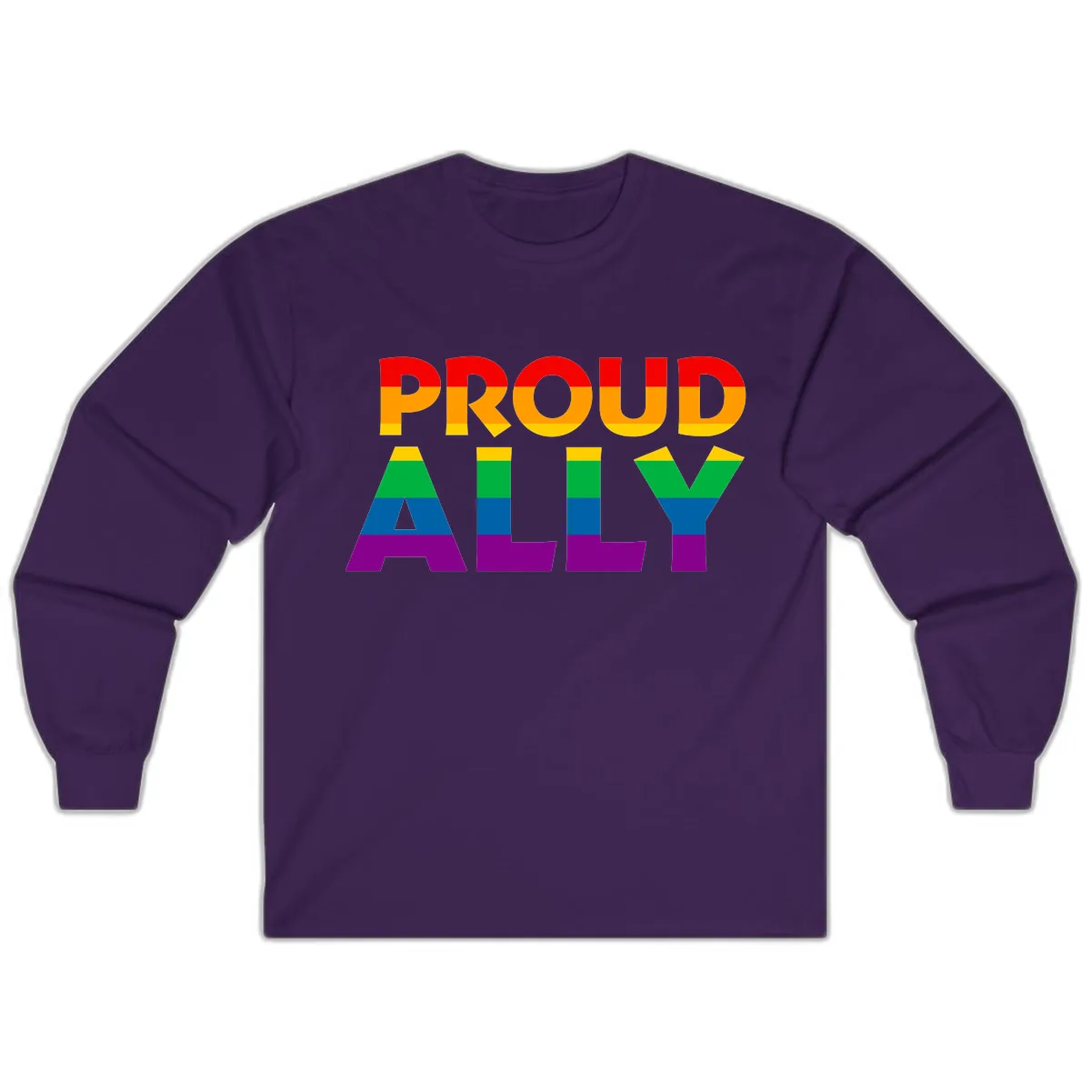 Proud Ally Long Sleeve in Purple