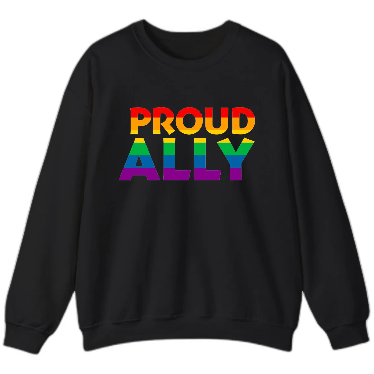 Proud Ally Sweatshirt in Black