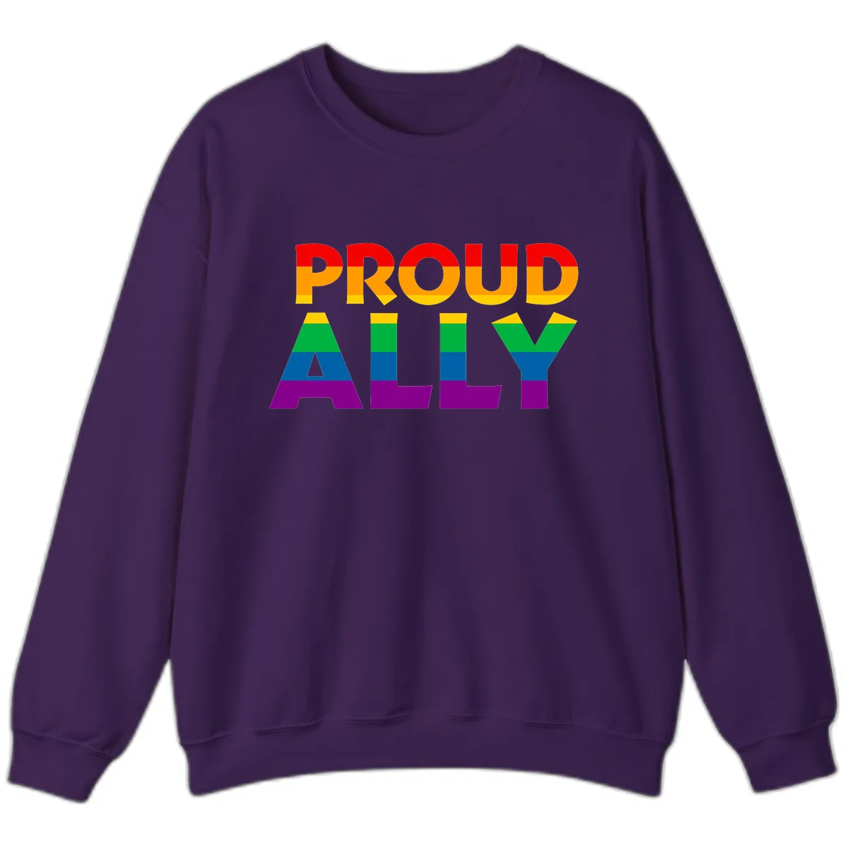 Proud Ally Sweatshirt in Purple