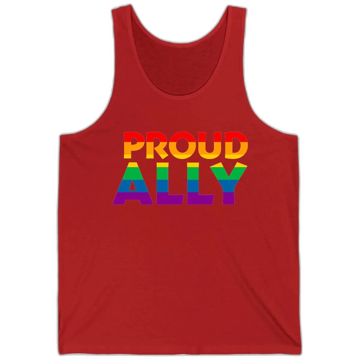 Proud Ally Tank in Red