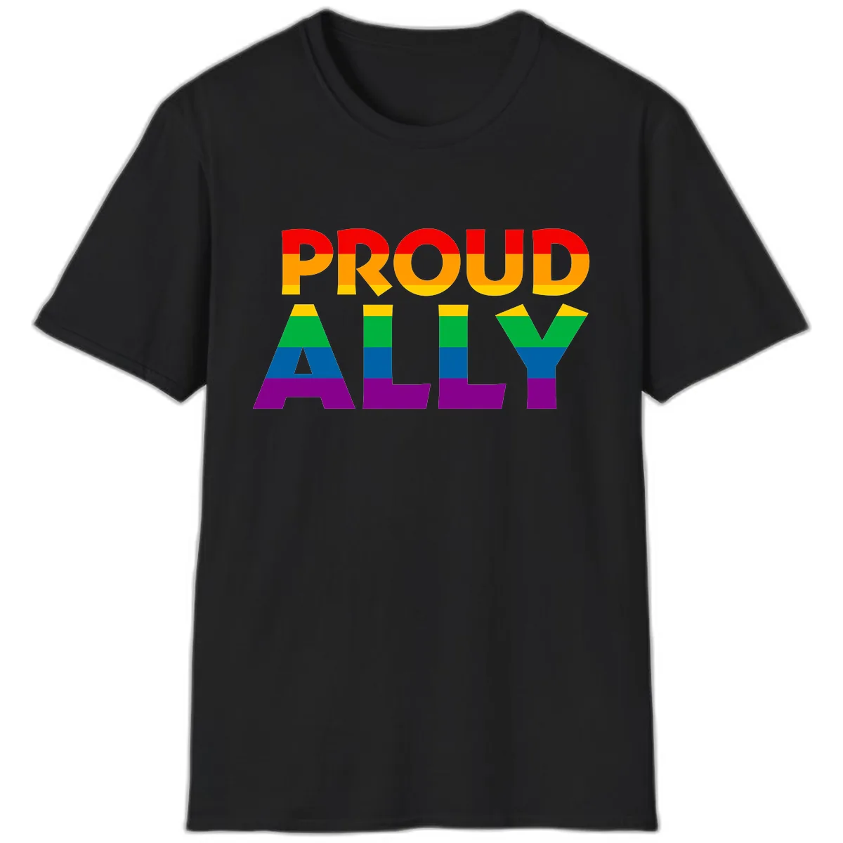 Proud Ally T-Shirt in Black
