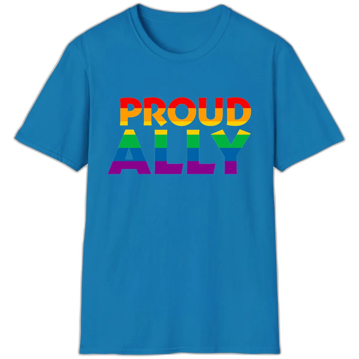 Proud Ally T-Shirt in Sapphire