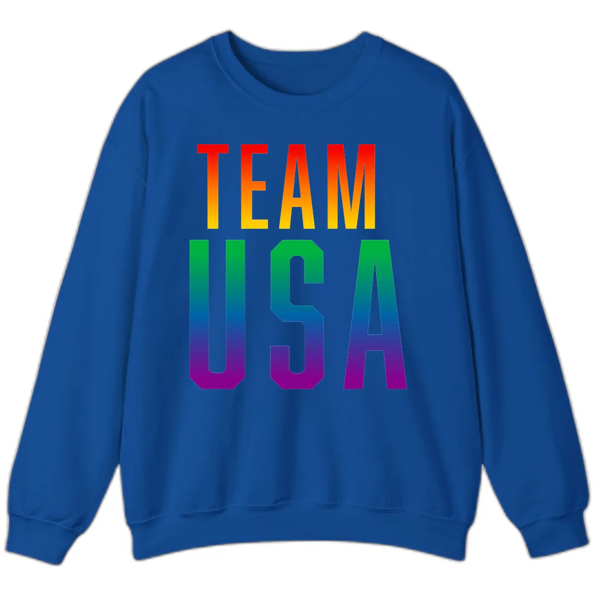 Team USA Rainbow Pride Sweatshirt in Royal
