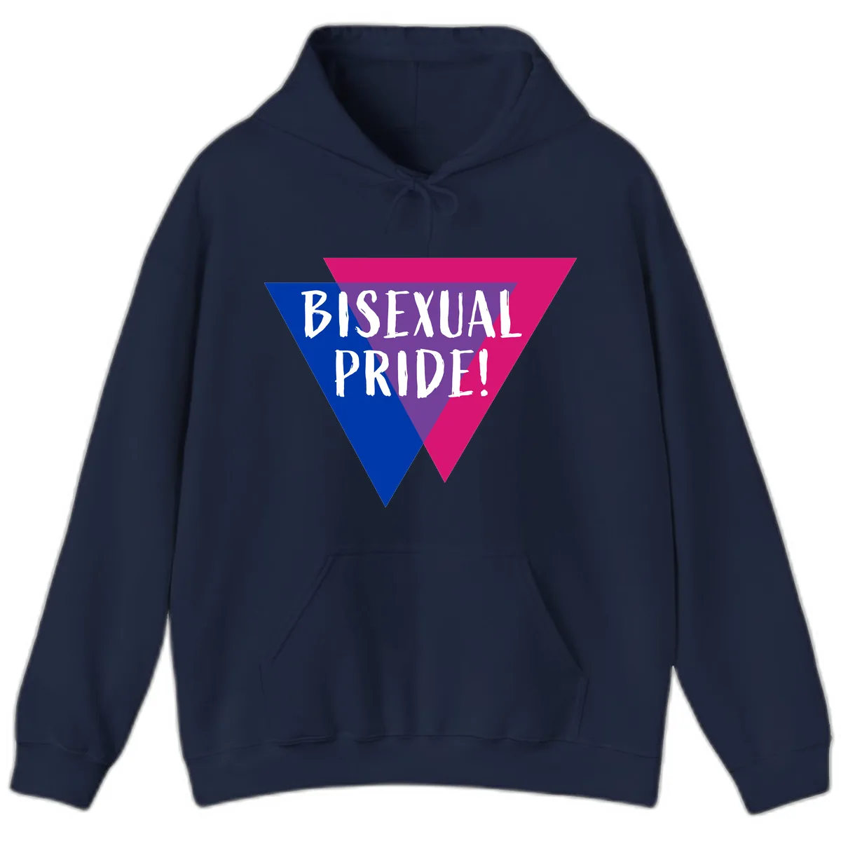 Bisexual Pride Hoodie in Navy