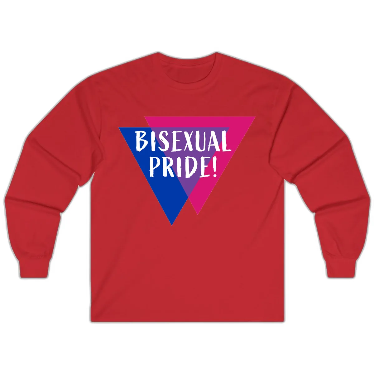 Bisexual Pride Long Sleeve in Red