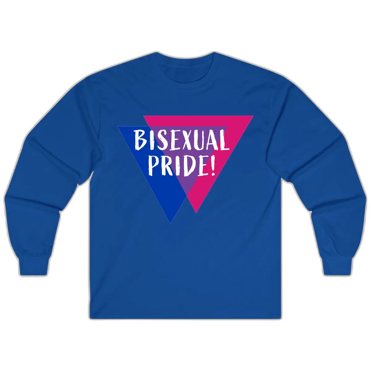 Bisexual Pride Long Sleeve in Royal