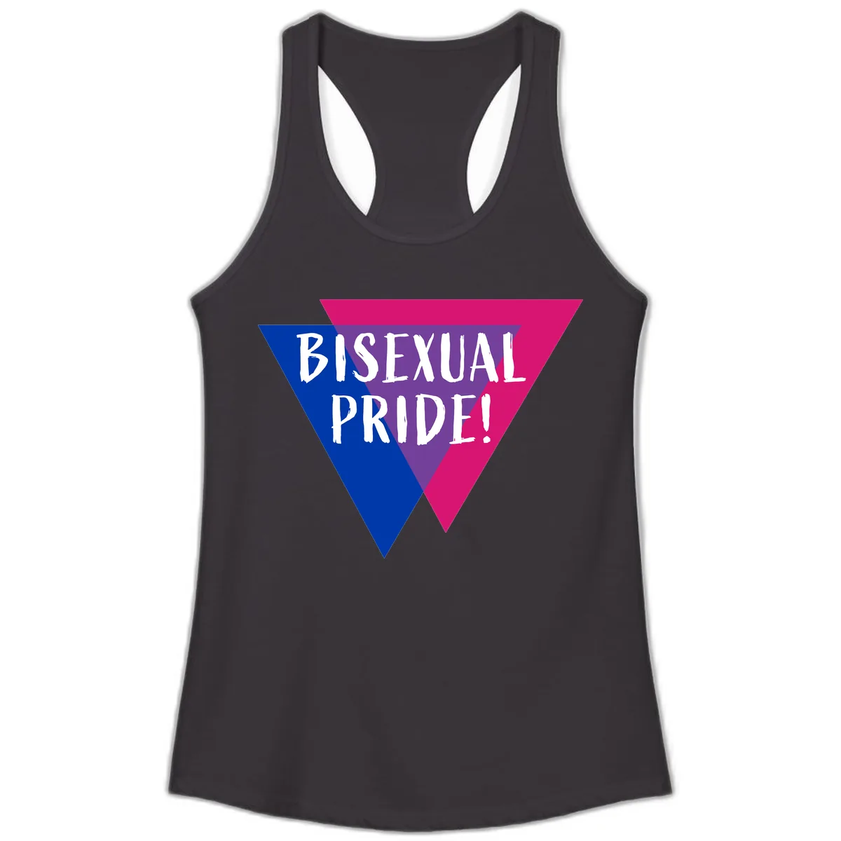 Bisexual Pride Ladies Tank in Black