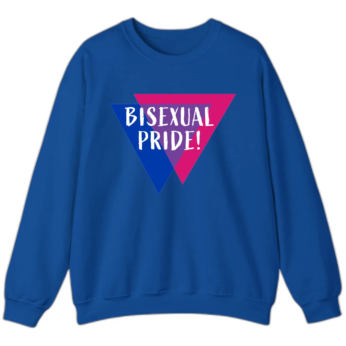 Bisexual Pride Sweatshirt in Royal