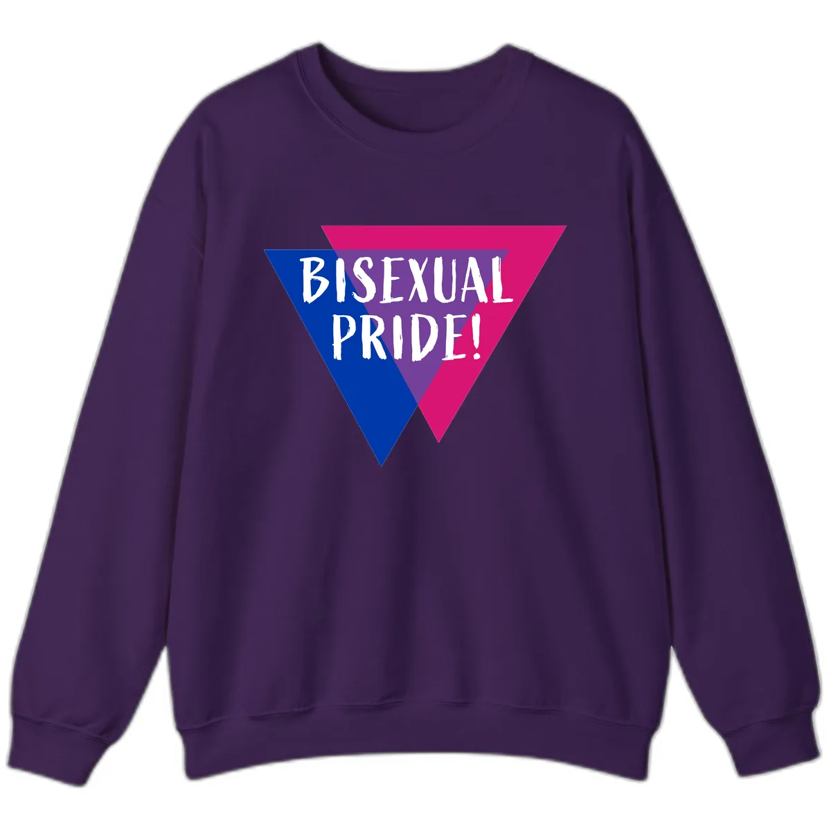 Bisexual Pride Sweatshirt in Purple