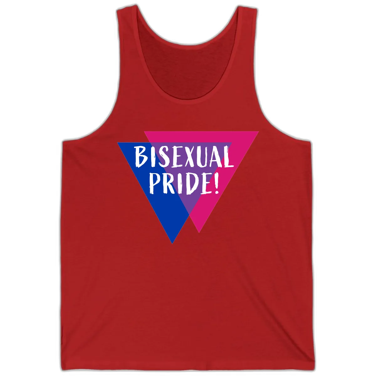 Bisexual Pride Tank in Red