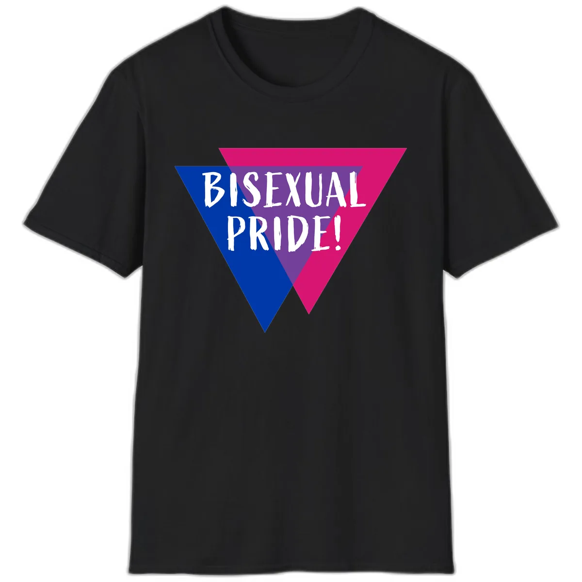 Bisexual Pride T-Shirt in Black