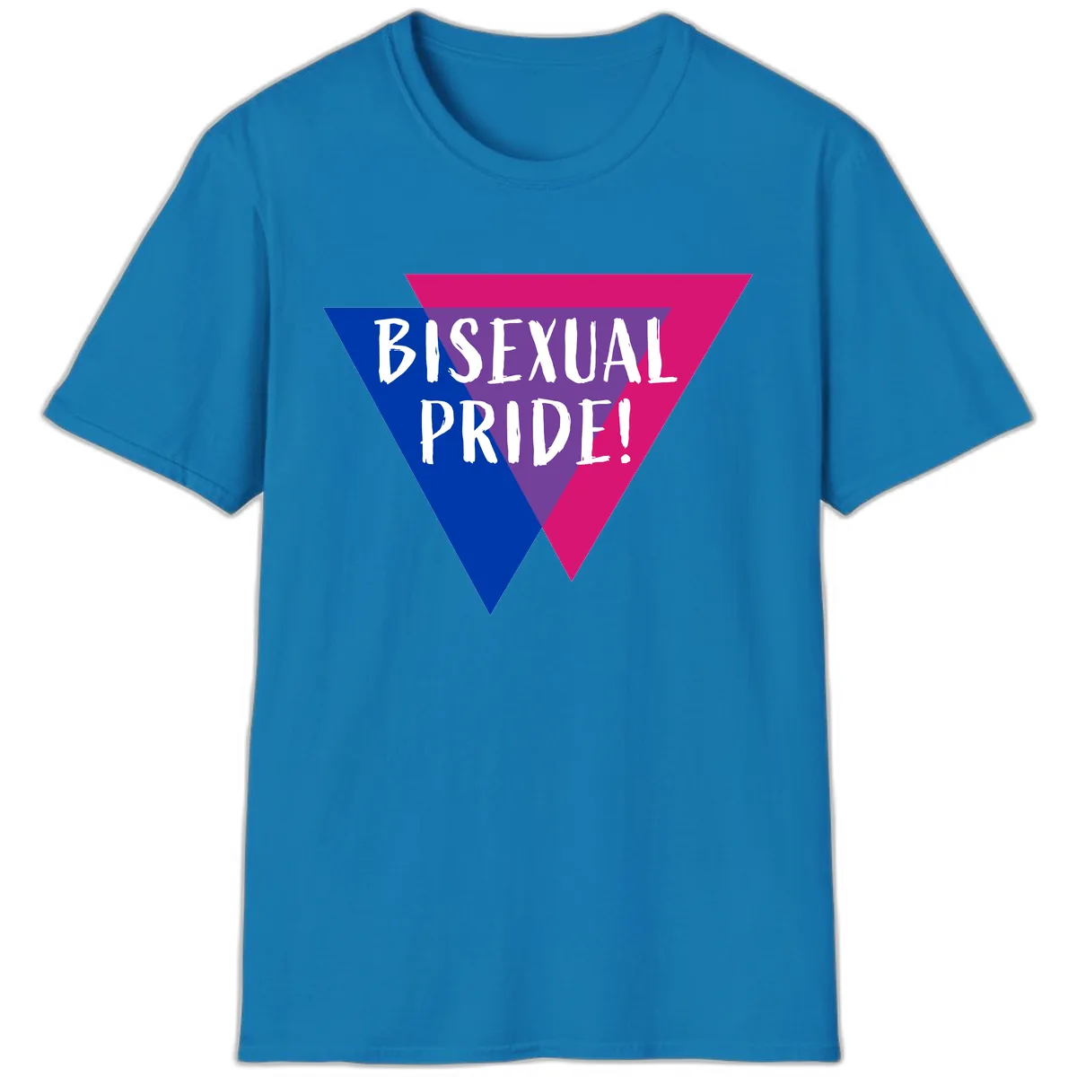 Bisexual Pride T-Shirt in Sapphire
