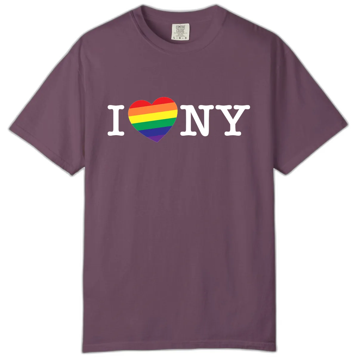 I Love New York Pride Comfort Color in Berry