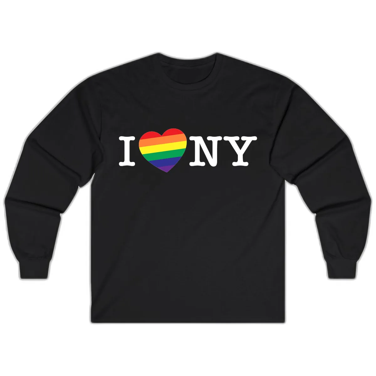 I Love New York Pride Long Sleeve in Black