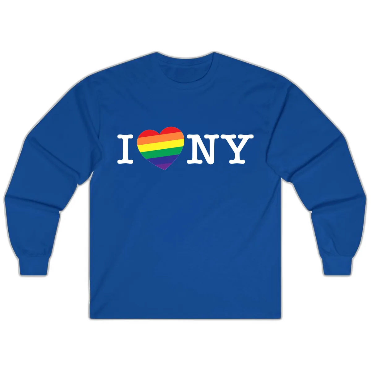 I Love New York Pride Long Sleeve in Royal