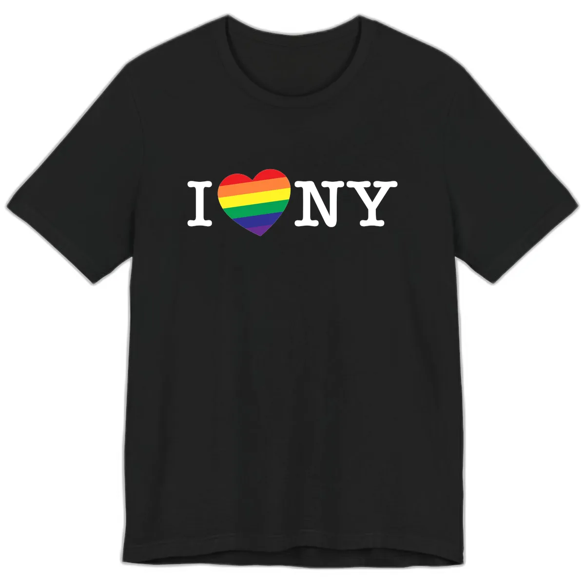 I Love New York Pride Premium T-Shirt in Black