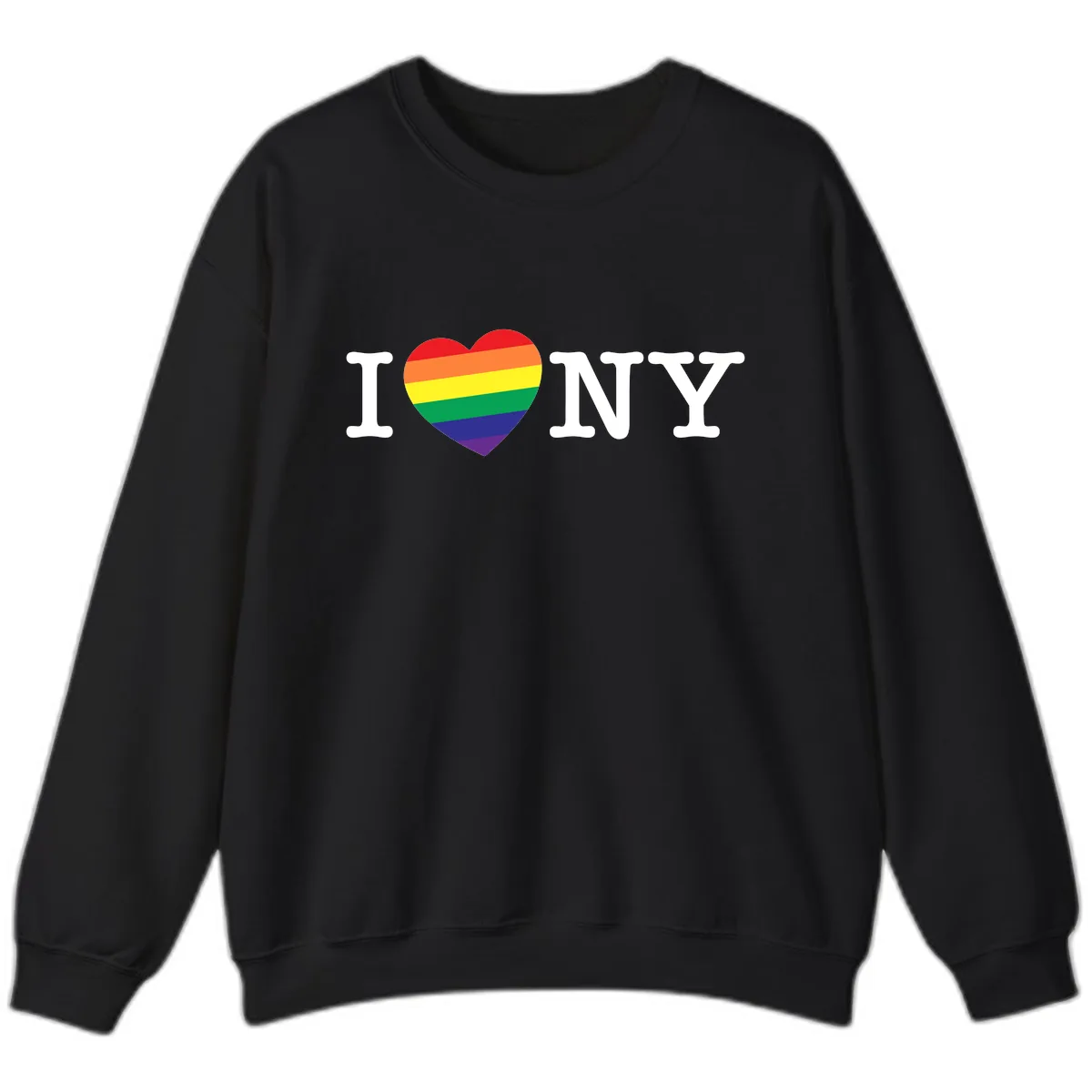 I Love New York Pride Sweatshirt in Black