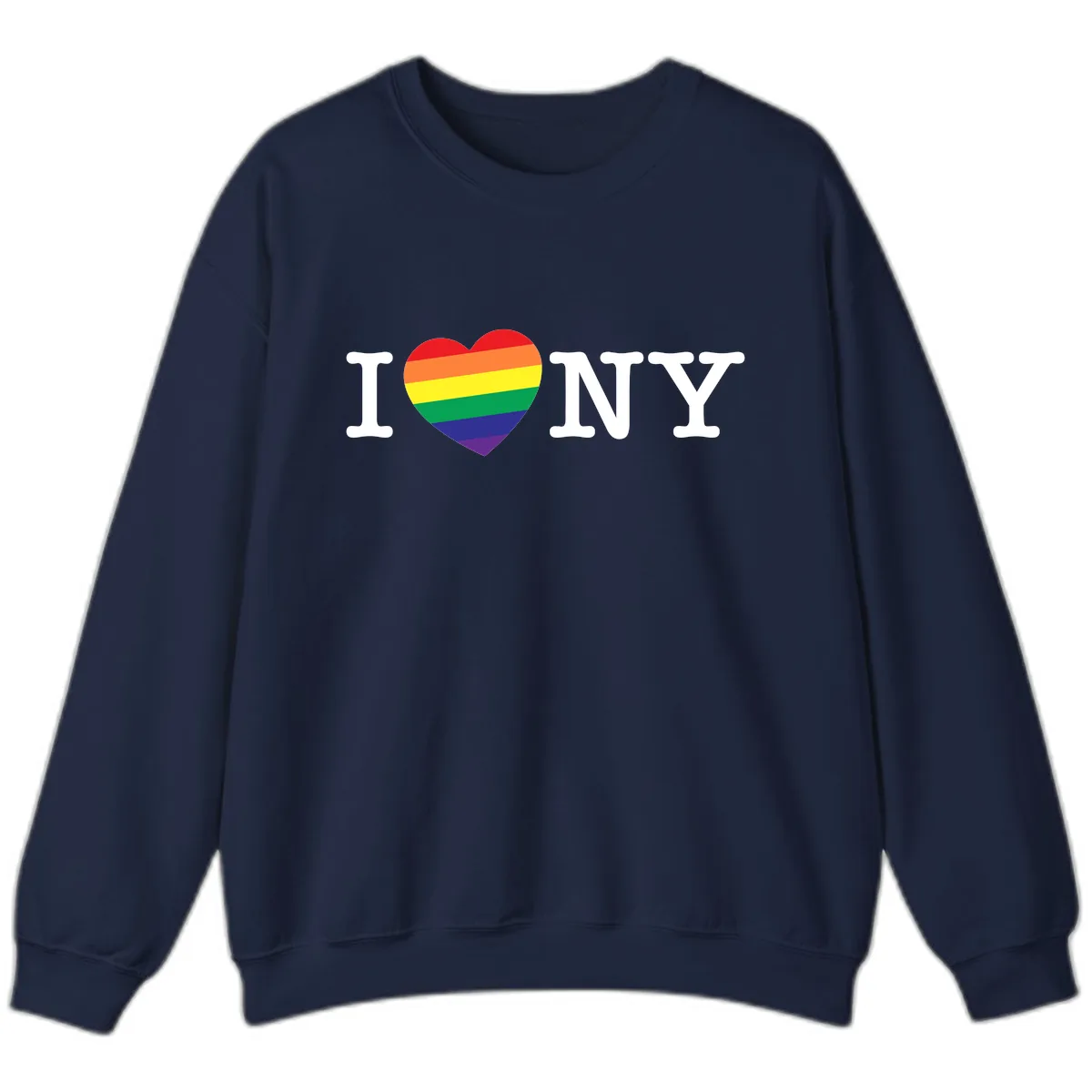 I Love New York Pride Sweatshirt in Navy