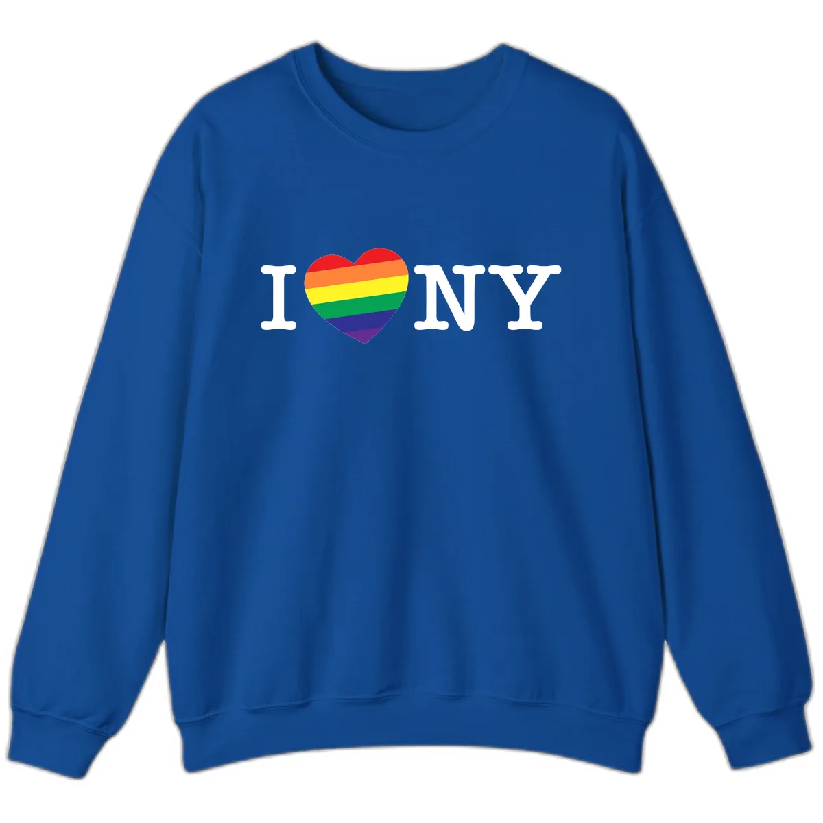I Love New York Pride Sweatshirt in Royal