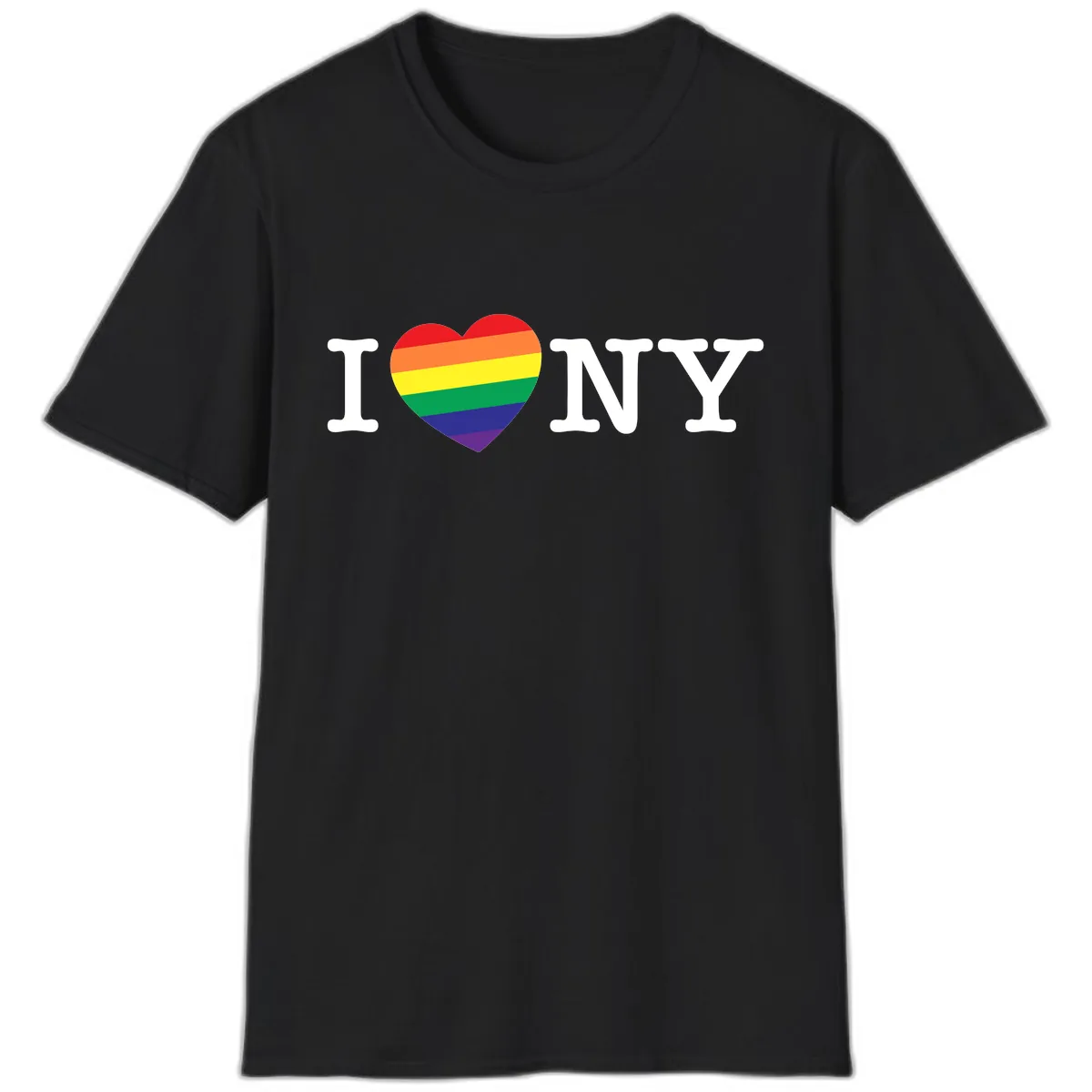 I Love New York Pride T-Shirt in Black