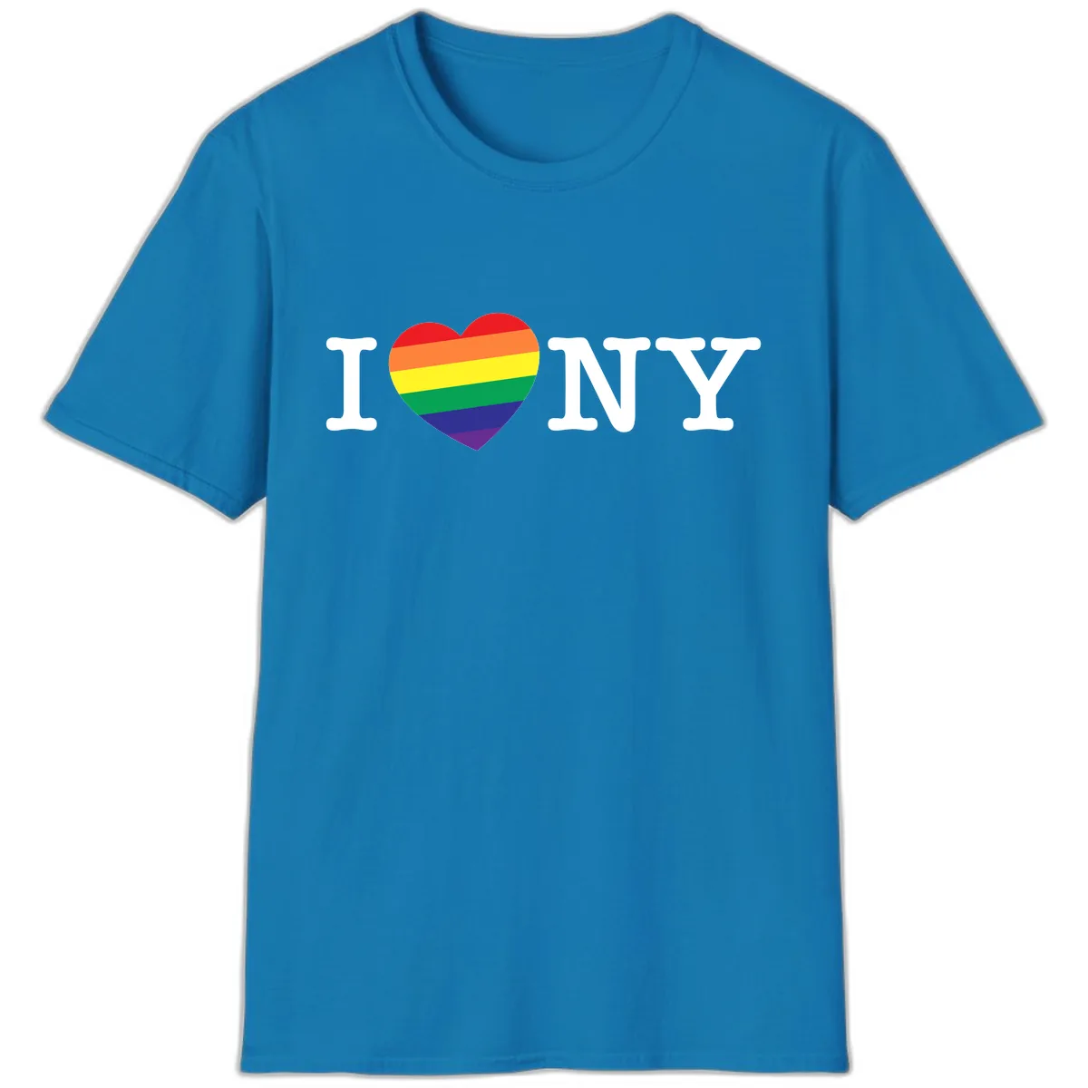 I Love New York Pride T-Shirt in Sapphire