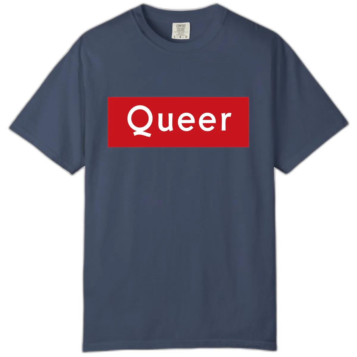 Queer Pride Statement Comfort Color in Midnight