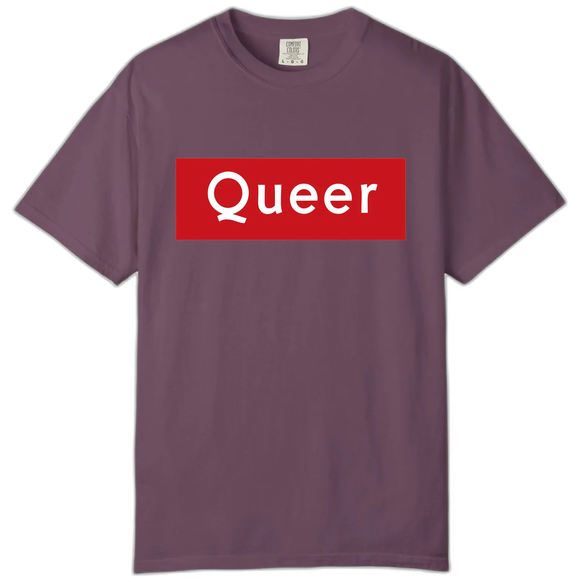 Queer Pride Statement Comfort Color in Berry