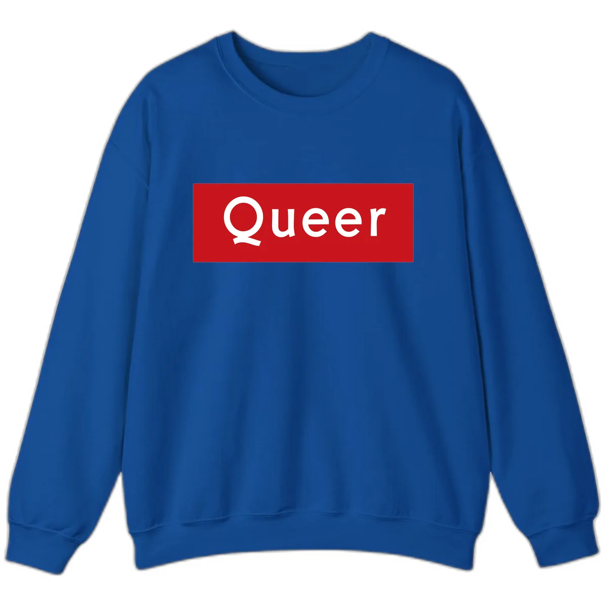 Queer Pride Statement Sweatshirt in Royal