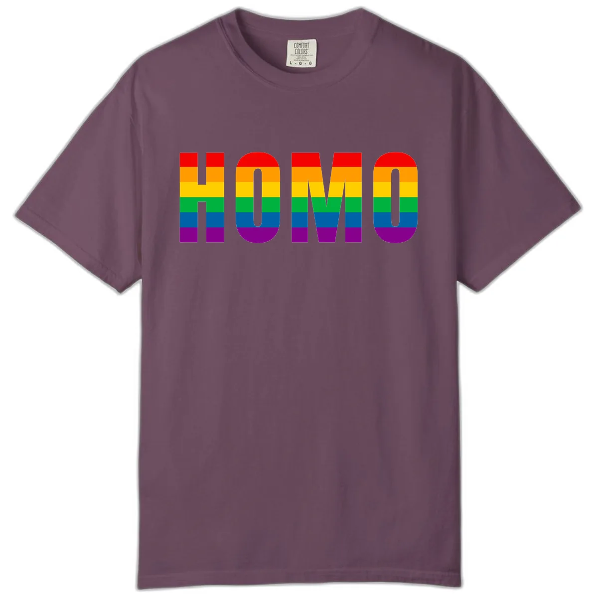 Love Is Love Rainbow Pride Comfort Color in Berry