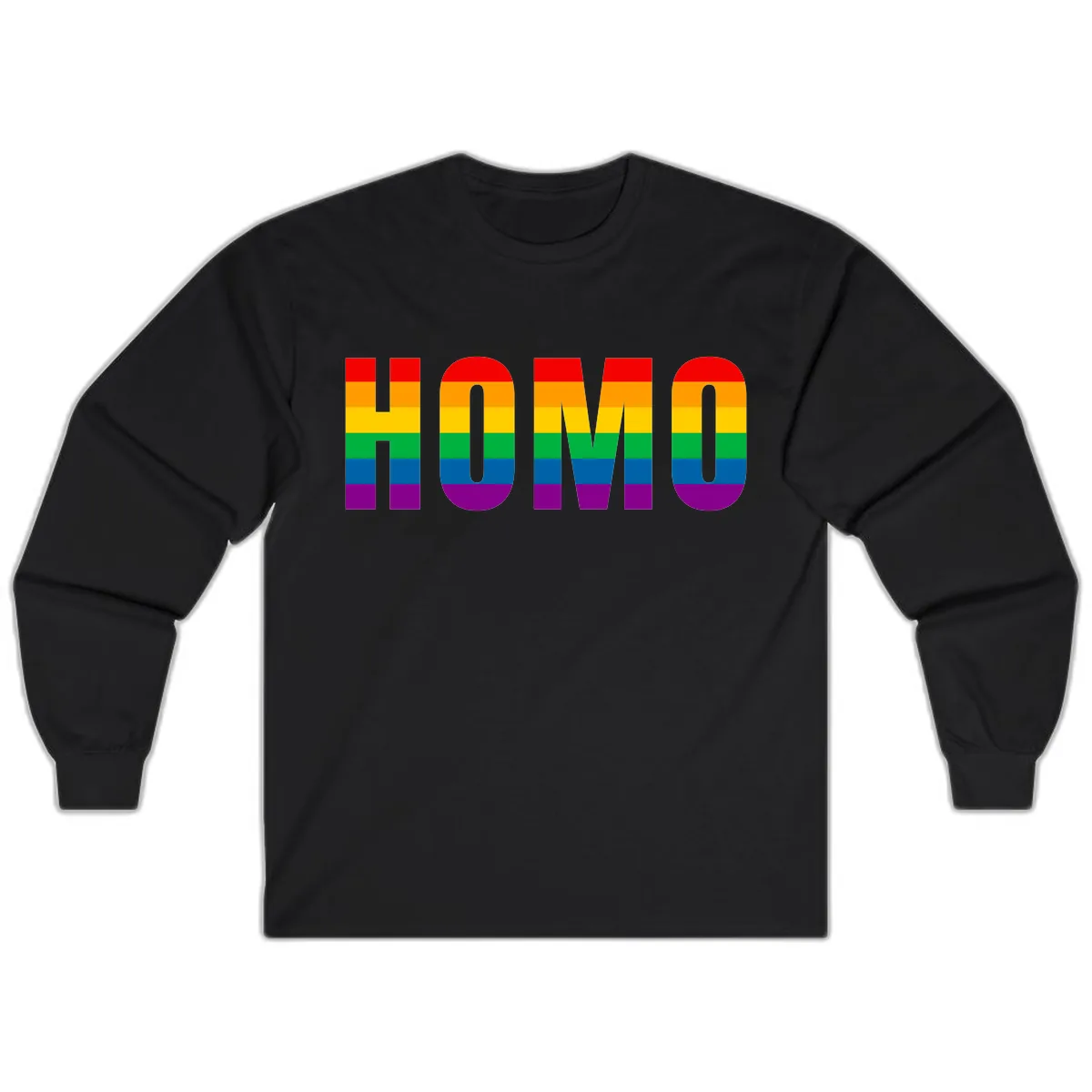 Love Is Love Rainbow Pride Long Sleeve in Black