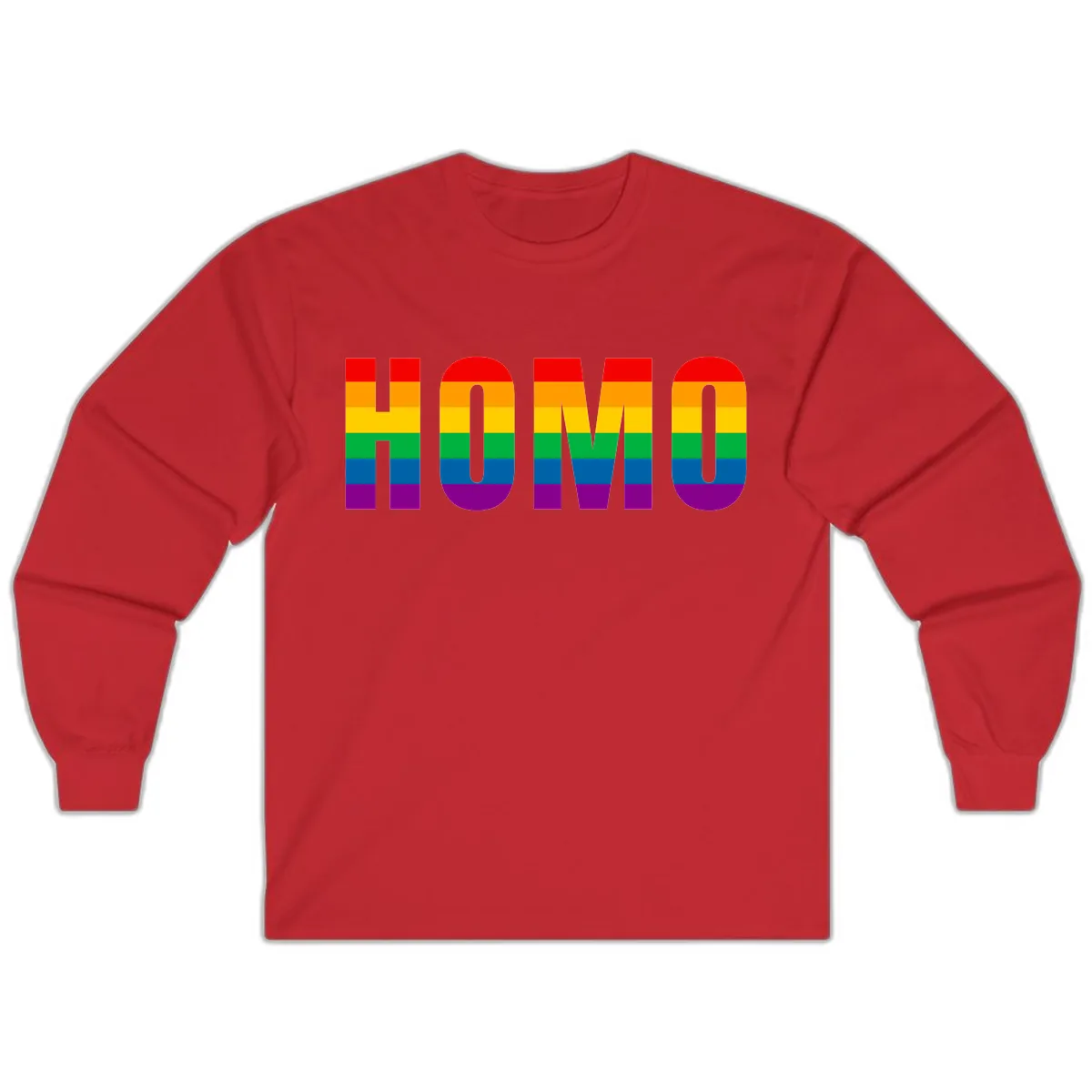 Love Is Love Rainbow Pride Long Sleeve in Red