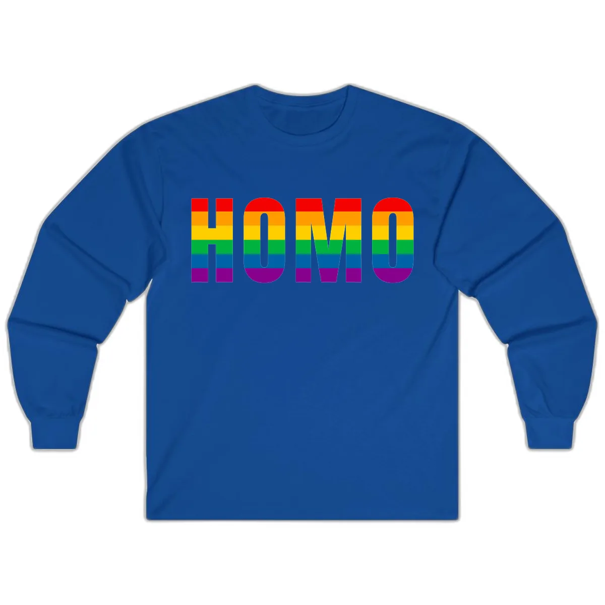 Love Is Love Rainbow Pride Long Sleeve in Royal