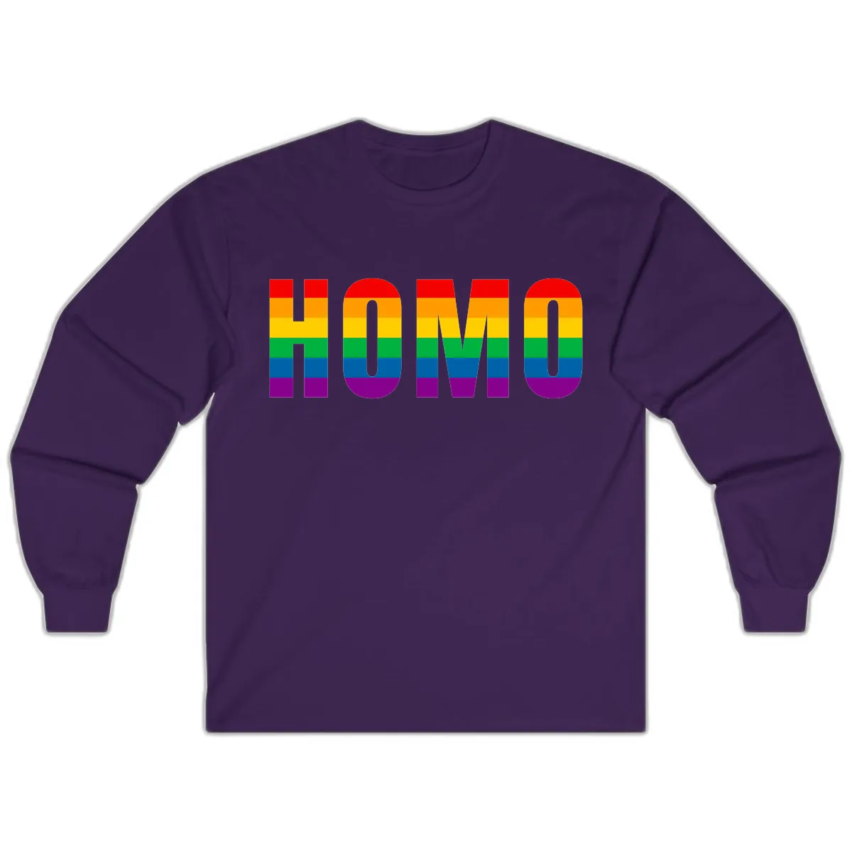 Love Is Love Rainbow Pride Long Sleeve in Purple