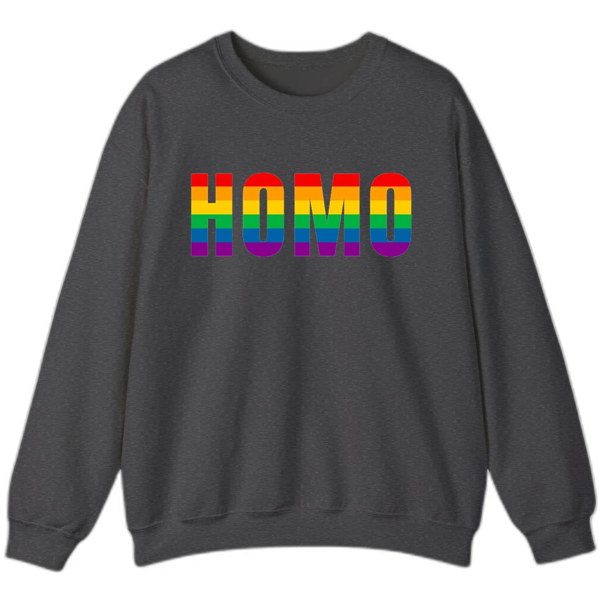 Love Is Love Rainbow Pride Sweatshirt in Dark Heather