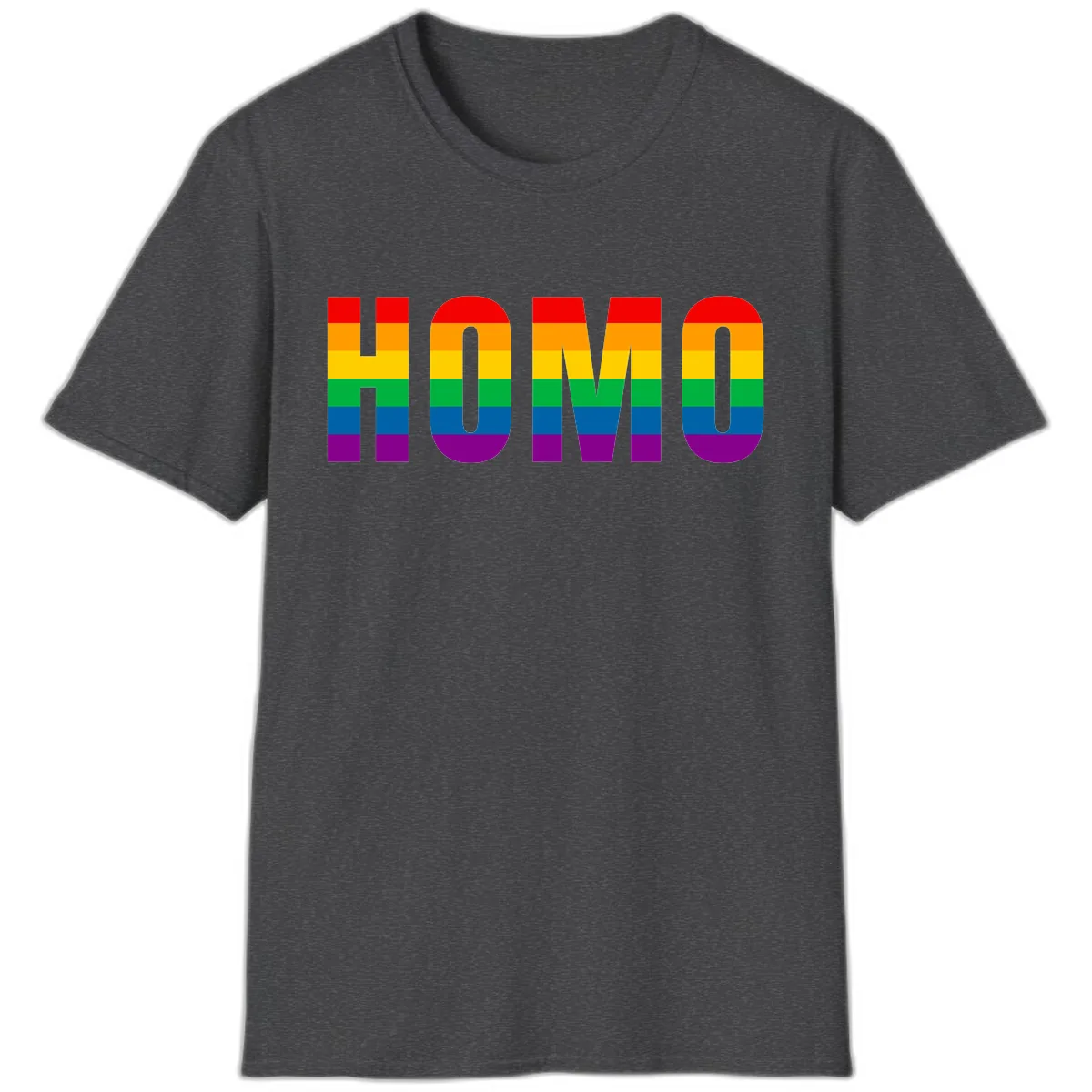 Love Is Love Rainbow Pride T-Shirt in Dark Heather