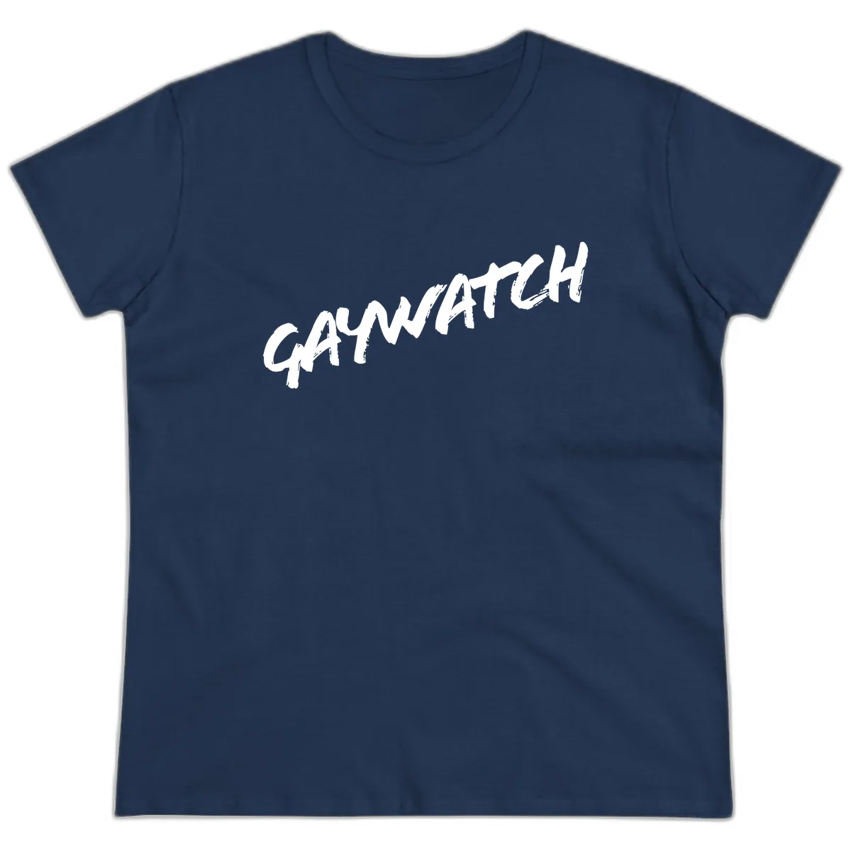 Growth Mindset Motivational Design Ladies Tee in Navy