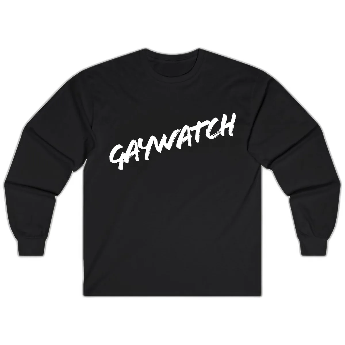 Growth Mindset Motivational Design Long Sleeve in Black