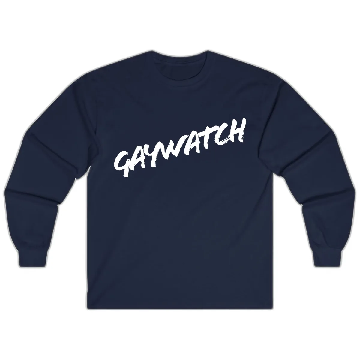 Growth Mindset Motivational Design Long Sleeve in Navy