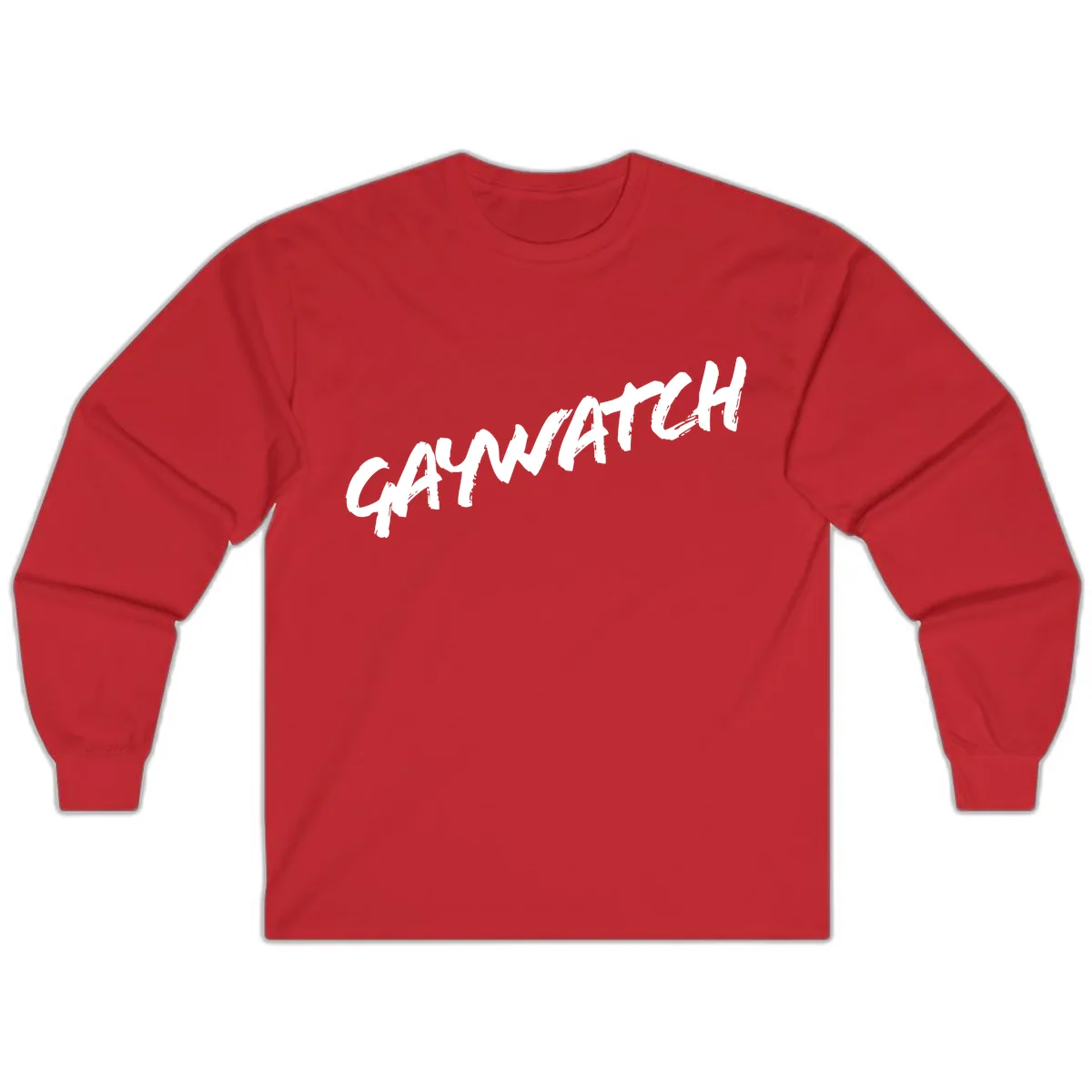 Growth Mindset Motivational Design Long Sleeve in Red