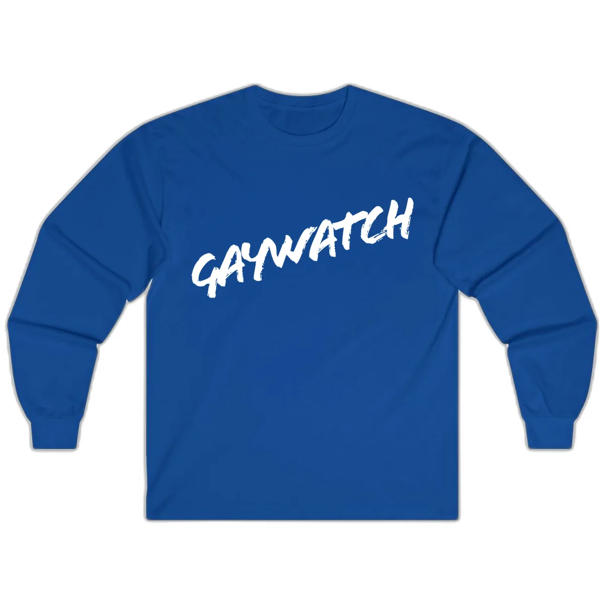 Growth Mindset Motivational Design Long Sleeve in Royal