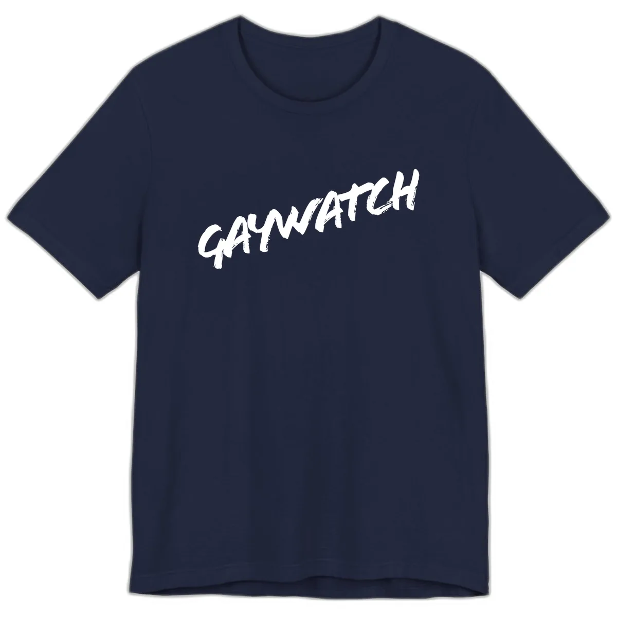 Growth Mindset Motivational Design Premium T-Shirt in Navy