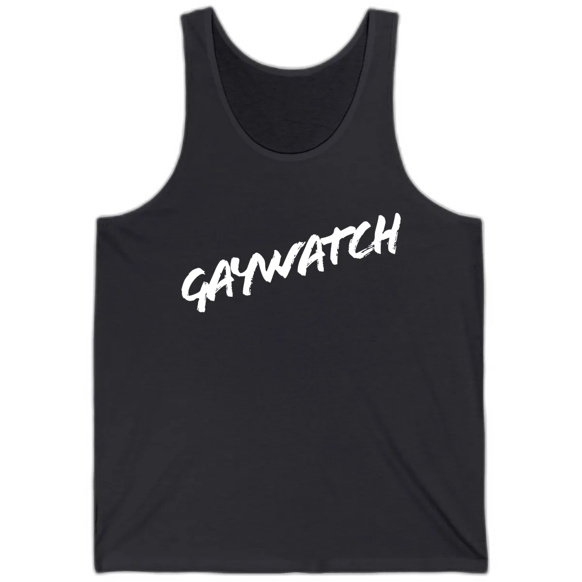Growth Mindset Motivational Design Tank in Dark Grey