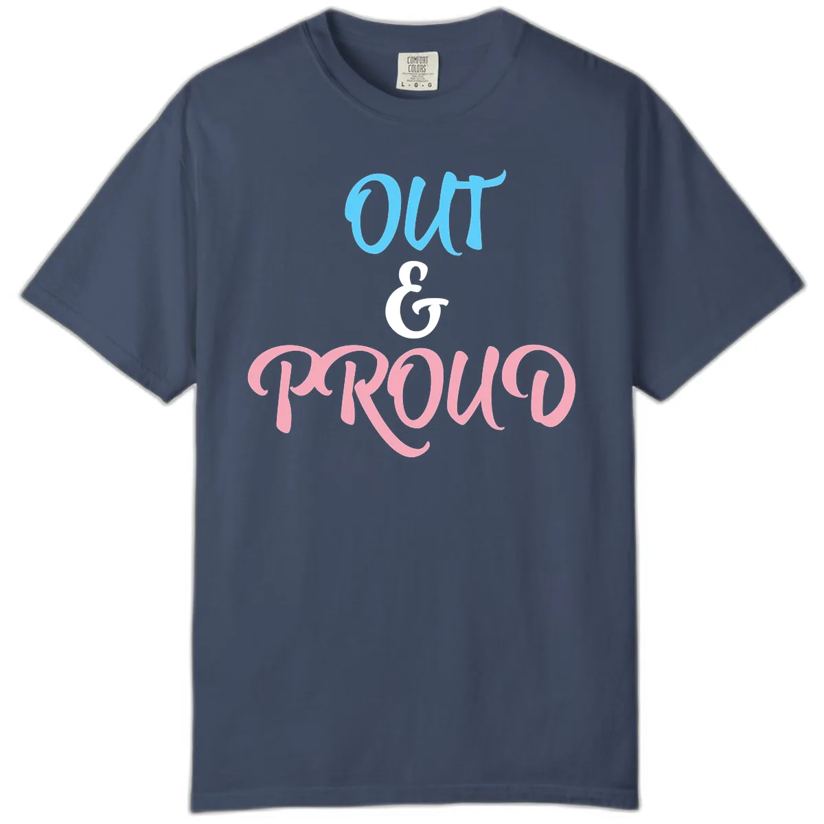 Out & Proud Comfort Color in Midnight