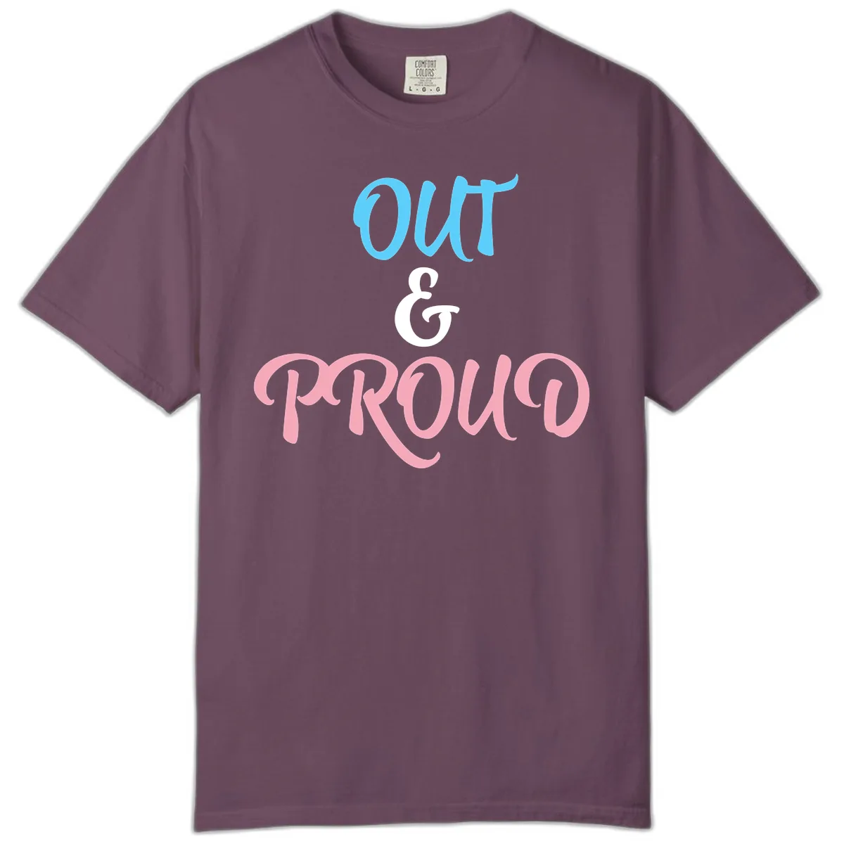 Out & Proud Comfort Color in Berry
